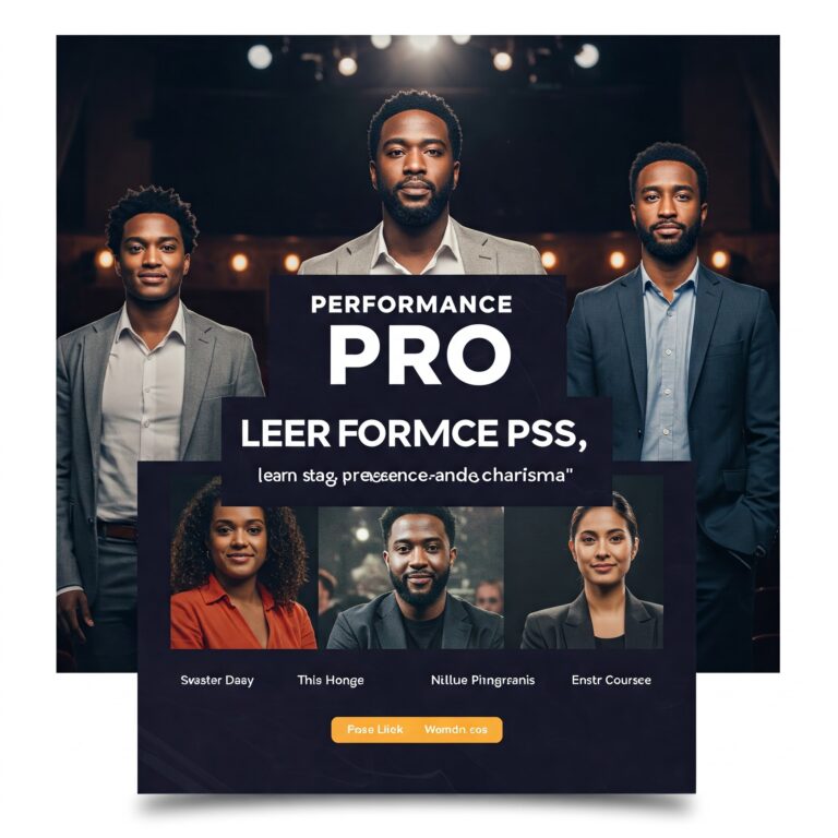 Performance Pro: Learn Stage Presence and Charisma